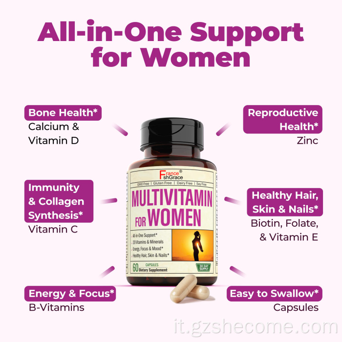 Vitamina Strong Joints and Bones Multivitamin Capsules